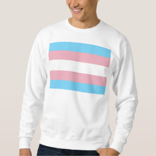 SlipperyJoe's transgender pride flag visibility di Sweatshirt