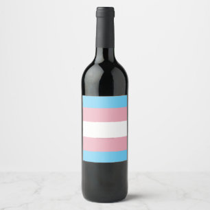 SlipperyJoe's transgender pride flag visibility di Wine Label