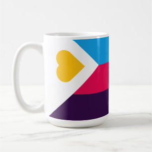 SlipperyJoe's tricolor polyamory pride flag three Coffee Mug