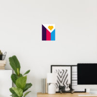 SlipperyJoe's tricolor polyamory pride flag three