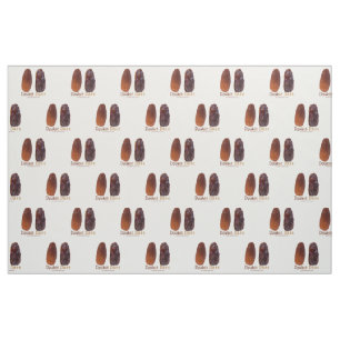 SlipperyJoe's two dates shrivelled wrinkled prunes Fabric
