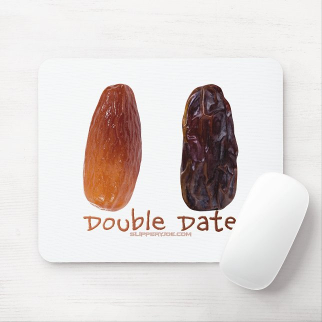 SlipperyJoe's two dates shrivelled wrinkled prunes Mouse Pad (With Mouse)
