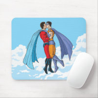Slipperyjoe's two superheroes kissing characters f