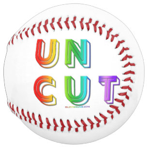 SlipperyJoe's uncut vibrant rainbow colours three- Softball