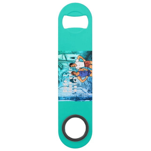 SlipperyJoe's underwear two men cartoon abandoned  Bar Key (Front)