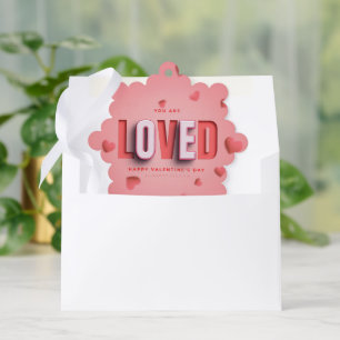 SlipperyJoe's Valentine's Day gifts romantic tone Ornament Card