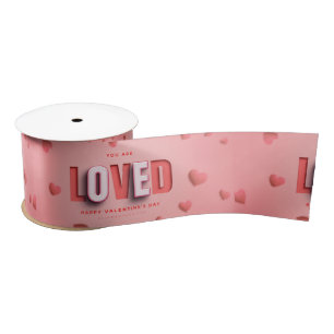 SlipperyJoe's Valentine's Day gifts romantic tone Satin Ribbon