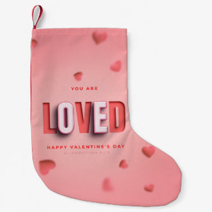 SlipperyJoe's Valentine's Day gifts romantic tone  Small Christmas Stocking