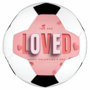 SlipperyJoe's Valentine's Day gifts romantic tone Soccer Ball