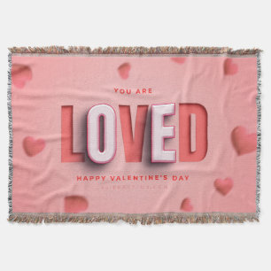SlipperyJoe's Valentine's Day gifts romantic tone  Throw Blanket
