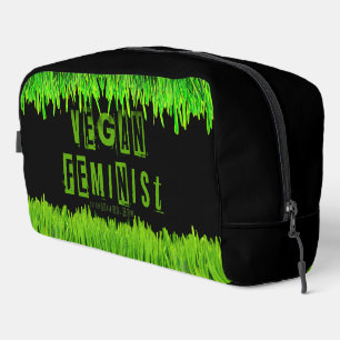 SlipperyJoe's vegan feminist attention-grabbing br Dopp Kit