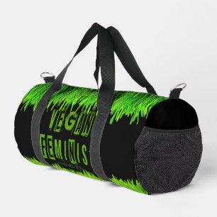 SlipperyJoe's vegan feminist attention-grabbing br Duffle Bag