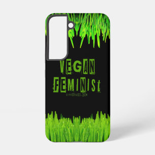 SlipperyJoe's vegan feminist attention-grabbing br Samsung Galaxy Case