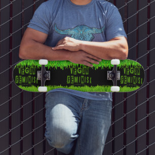 SlipperyJoe's vegan feminist attention-grabbing br Skateboard