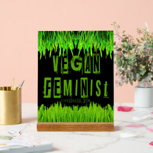 SlipperyJoe's veganisme féministe attention-grabbi