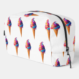 SlipperyJoe's vibrant ice cream cone food classic  Dopp Kit