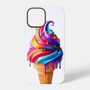 SlipperyJoe's vibrant ice cream cone food classic iPhone 12 Pro Case