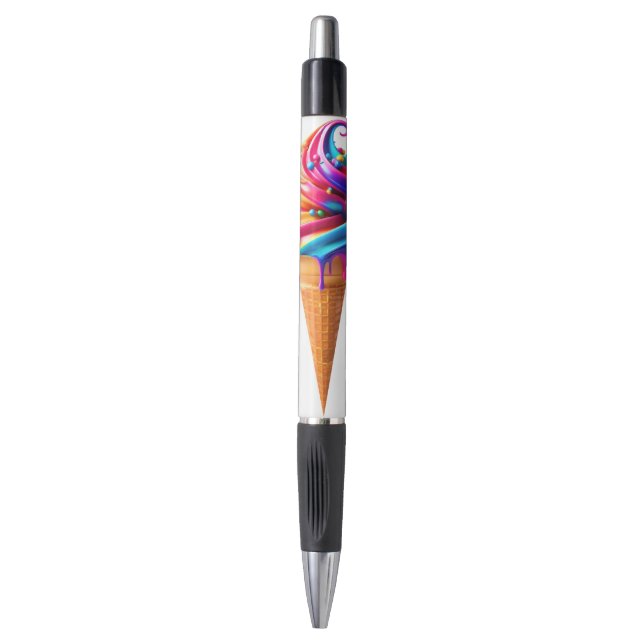 SlipperyJoe's vibrant ice cream cone food classic  Pen (Front Vertical)