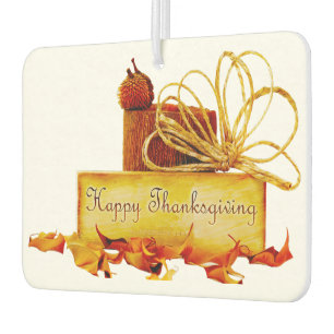 SlipperyJoe's warm festive Thanksgiving vibe rusti Air Freshener