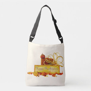 SlipperyJoe's warm festive Thanksgiving vibe rusti Crossbody Bag