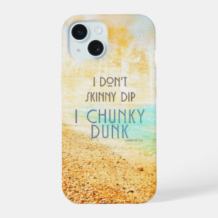 SlipperyJoe's warm idyllic beach scene campy skinn iPhone 15 Case