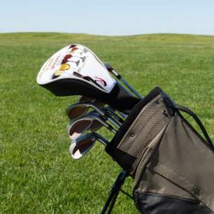 SlipperyJoe's Wine Glasses fermented grapes wine p Golf Head Cover