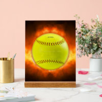SlipperyJoe's yellow softball fireball flames rasp