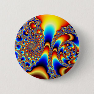 Slipping Through - Fractal Art 2 Inch Round Button