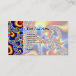 Slipping Through - Fractal Art Business Card