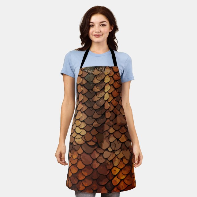 Slithering Chic Apron (Worn)