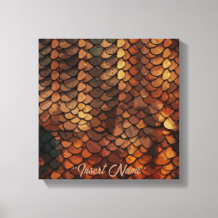 Slithering Chic Canvas Print