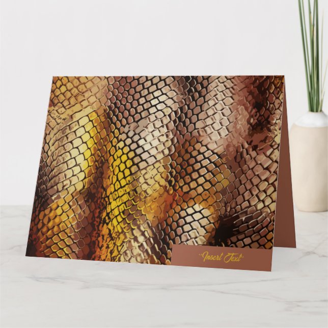 Slithering Chic Card (Front)