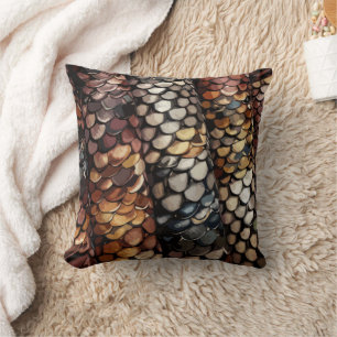 Slithering Chic Throw Pillow