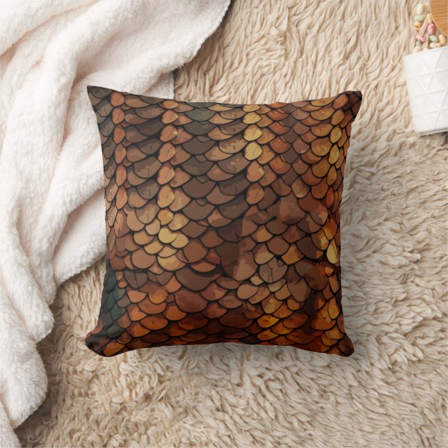 Slithering Chic Throw Pillow (Blanket)