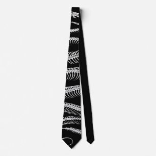 Slithering Snake Skeleton Tie
