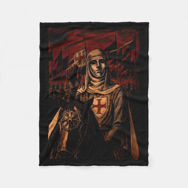 Sliver Mask King Baldwin Iv Meme The Leper King Wa Fleece Blanket (Front)