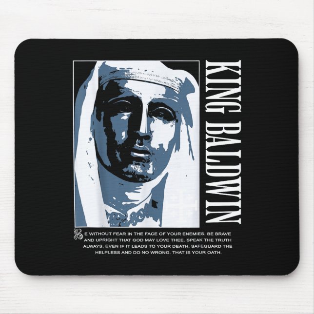 Sliver Mask King Baldwin Iv Meme The Leper King Wa Mouse Pad (Front)
