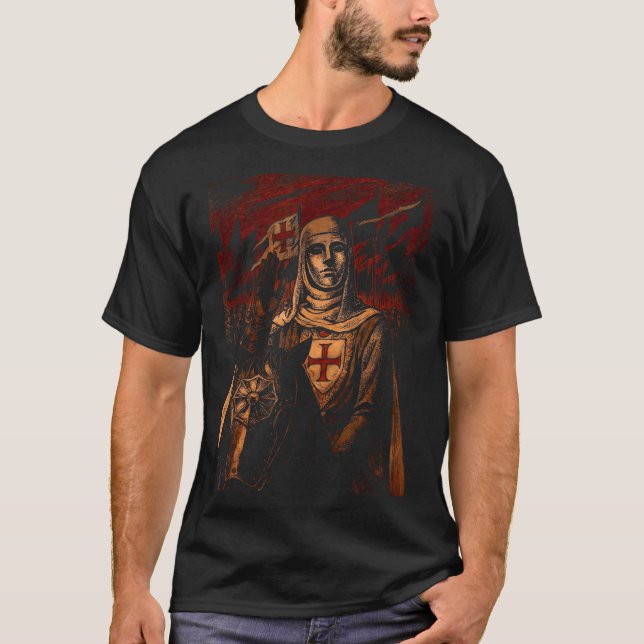 Sliver Mask King Baldwin Iv Meme The Leper King Wa T-Shirt (Front)
