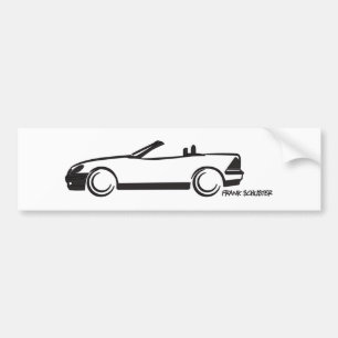 SLK Top Down Bumper Sticker