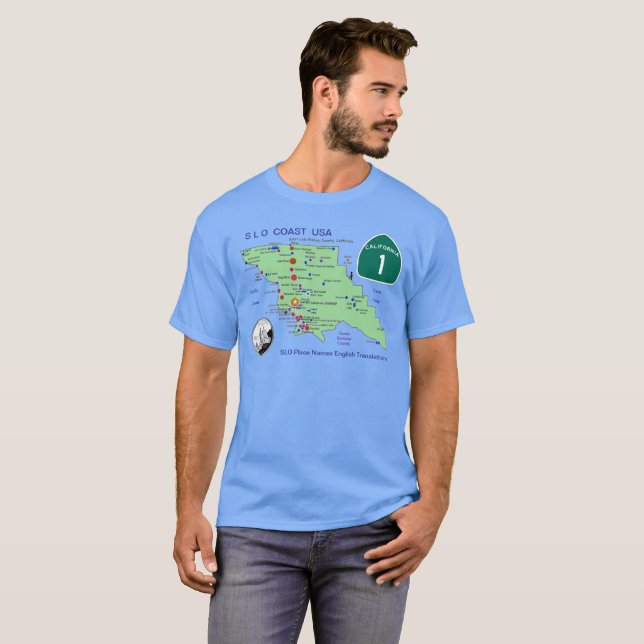 SLO Placer les noms MAP T-shirt (Devant entier)