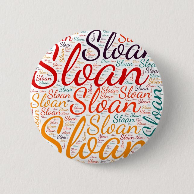 Sloan 2 Inch Round Button (Front)