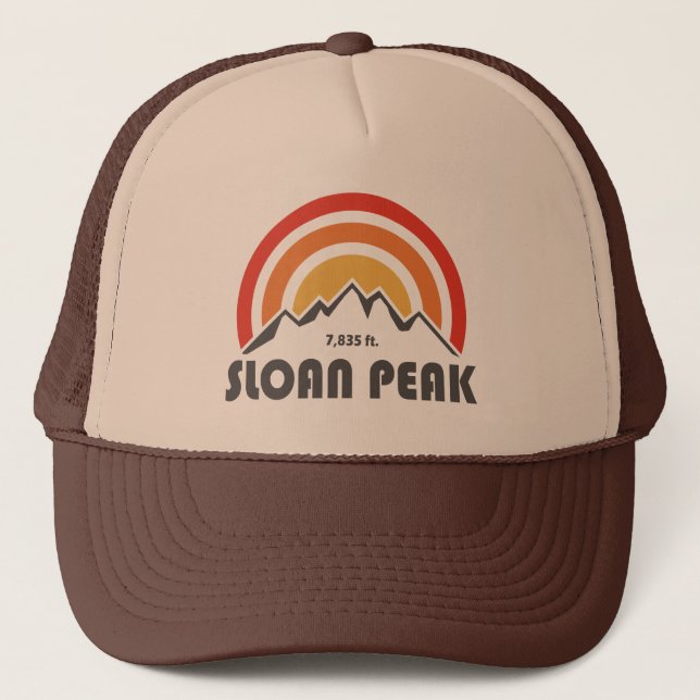 Sloan Peak Washington Trucker Hat (Front)