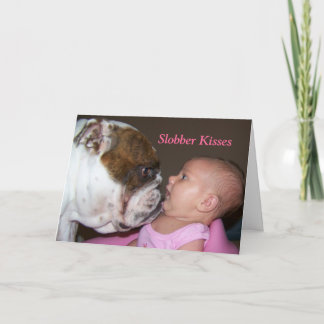 Slobber kisses Valentines Carte de jour Aide Secou