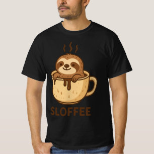 SLOFFEE — Cute Sloth Coffee Funny Sloth T-Shirt