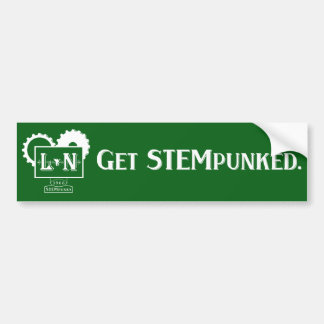Slogan and Logo Bumper Sticker