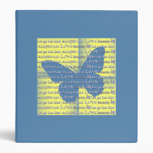 Slogan Butterfly Binder