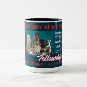 slogan de fellowship de rétablissement mug pour an