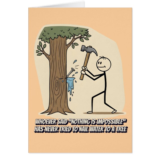 slogan de stickman drôle (Devant)