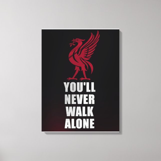 Slogan Liverpool - YNWA Canvas Print (Front)