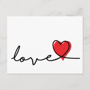 Slogan Love. Jour de Saint Valentin, carte de voeu